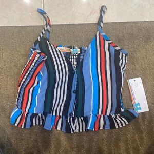 Vintage Havana Girls Top Crop NWT! 14